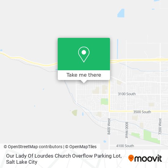 Mapa de Our Lady Of Lourdes Church Overflow Parking Lot