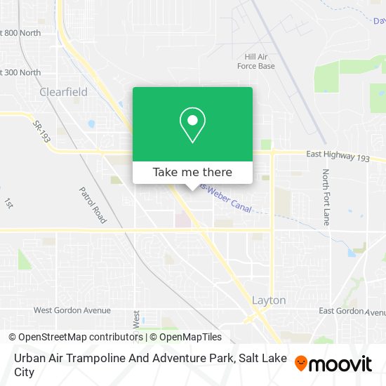 Mapa de Urban Air Trampoline And Adventure Park