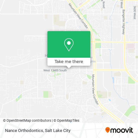 Nance Orthodontics map