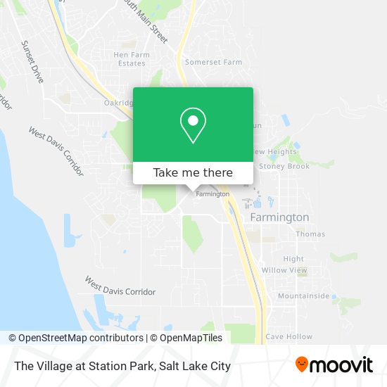 The Village at Station Park map