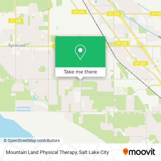 Mountain Land Physical Therapy map