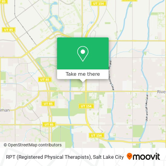 Mapa de RPT (Registered Physical Therapists)