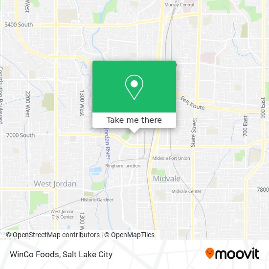 WinCo Foods map