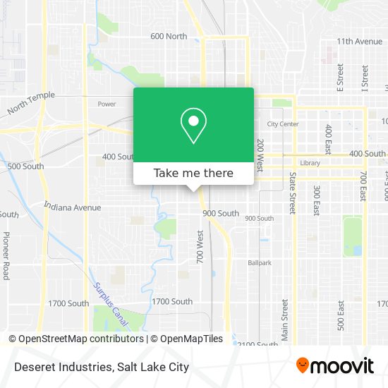 Deseret Industries map