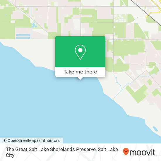 Mapa de The Great Salt Lake Shorelands Preserve