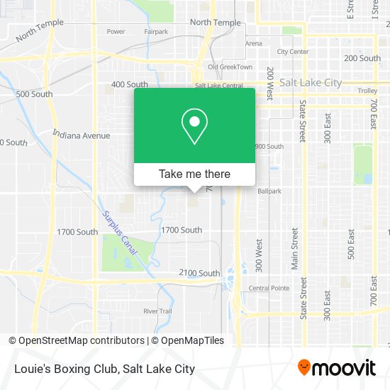 Louie's Boxing Club map
