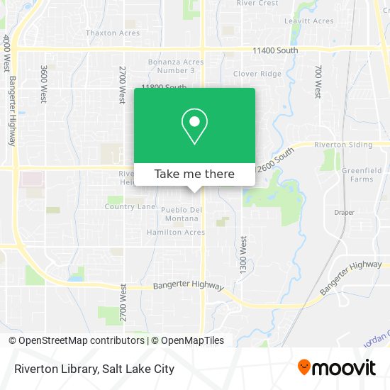 Mapa de Riverton Library