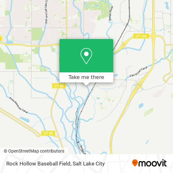 Rock Hollow Baseball Field map