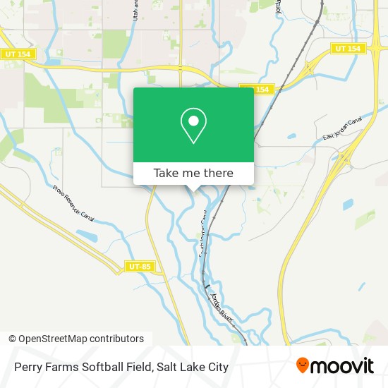 Perry Farms Softball Field map