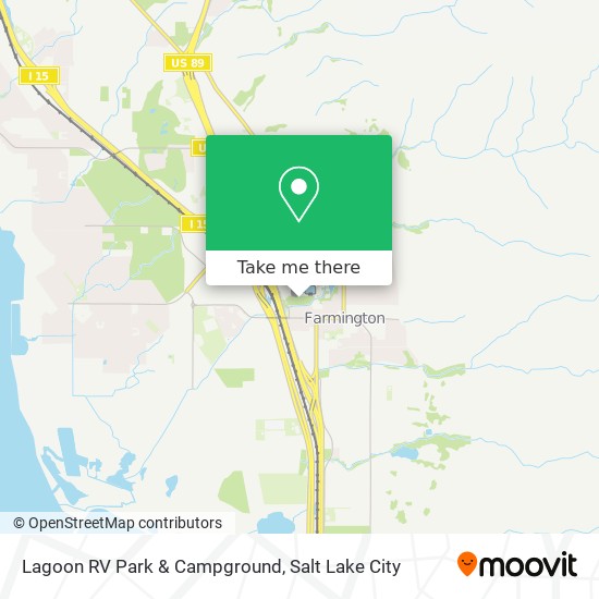 Lagoon RV Park & Campground map