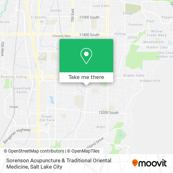 Sorenson Acupuncture & Traditional Oriental Medicine map