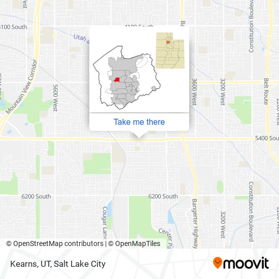 Mapa de Kearns, UT