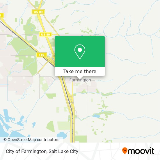 Mapa de City of Farmington