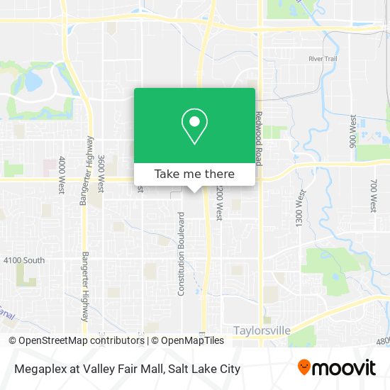 Megaplex at Valley Fair Mall map
