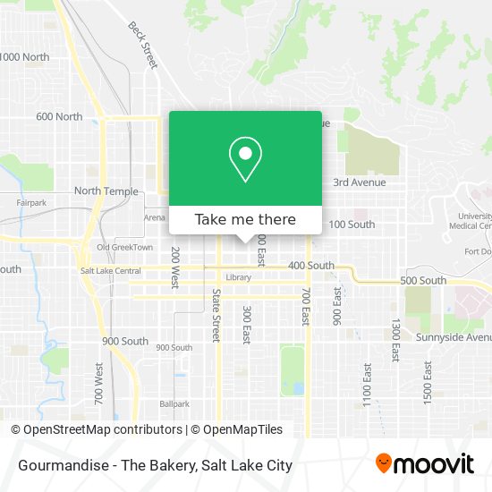 Gourmandise - The Bakery map