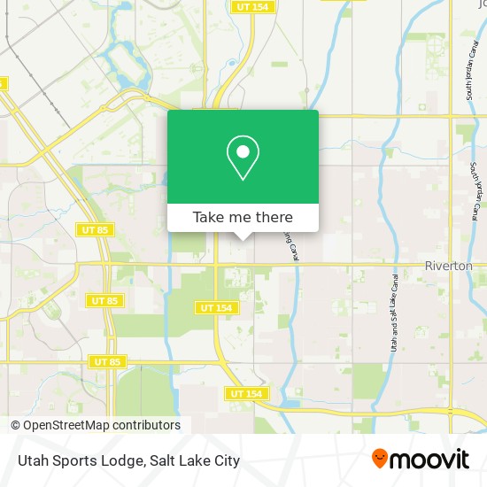 Utah Sports Lodge map