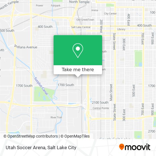 Utah Soccer Arena map