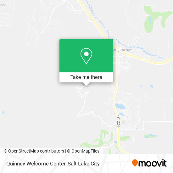 Quinney Welcome Center map