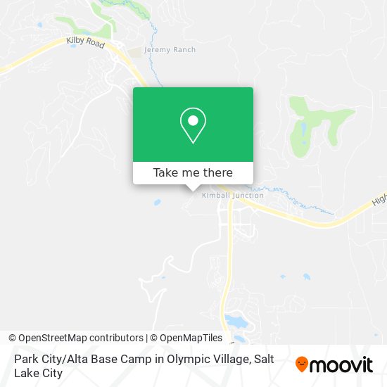 Park City / Alta Base Camp in Olympic Village map