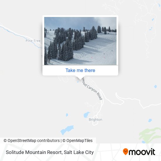 Solitude Mountain Resort map