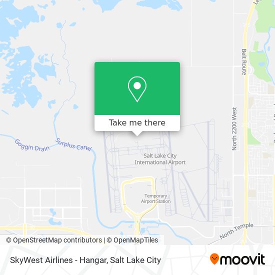 SkyWest Airlines - Hangar map