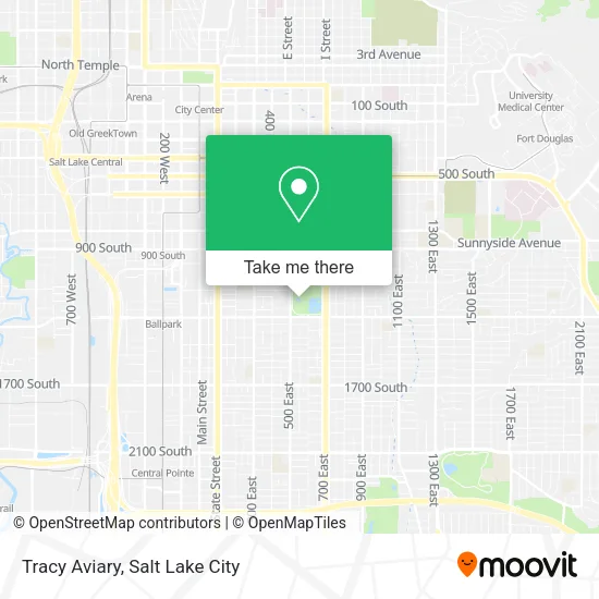 Tracy Aviary map