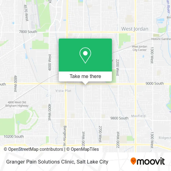 Granger Pain Solutions Clinic map