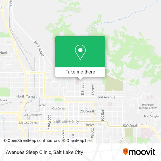Avenues Sleep Clinic map