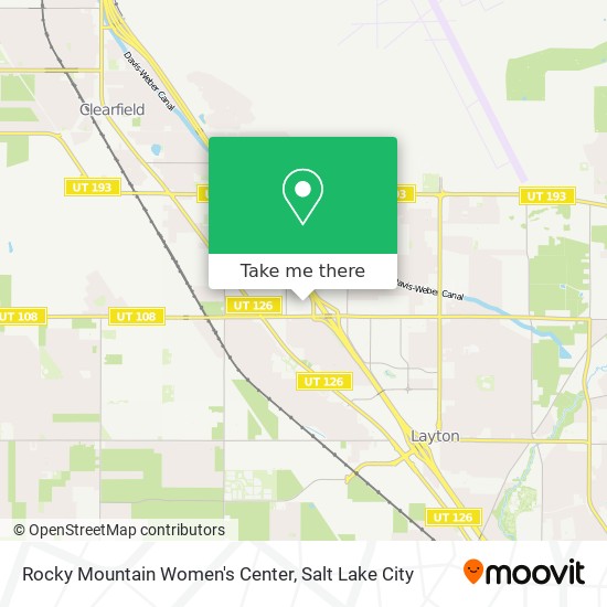 Rocky Mountain Women's Center map