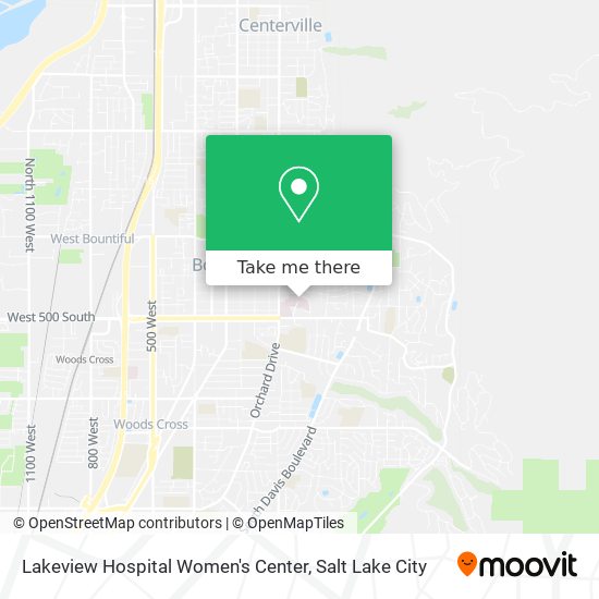 Mapa de Lakeview Hospital Women's Center