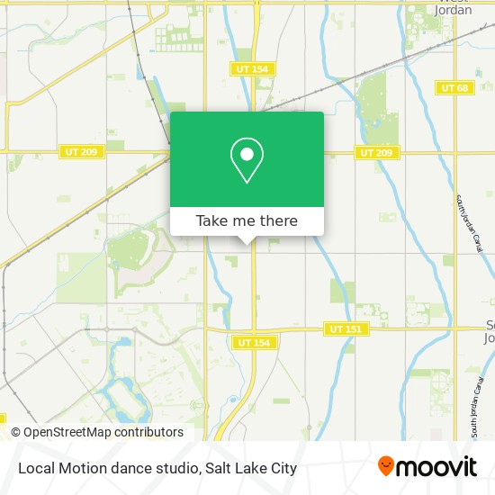 Local Motion dance studio map