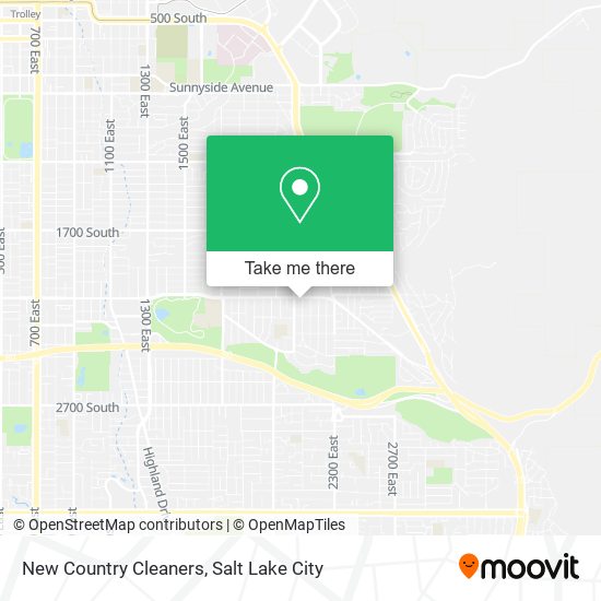New Country Cleaners map