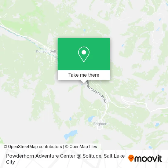 Powderhorn Adventure Center @ Solitude map