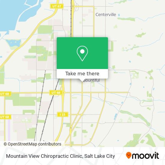 Mapa de Mountain View Chiropractic Clinic