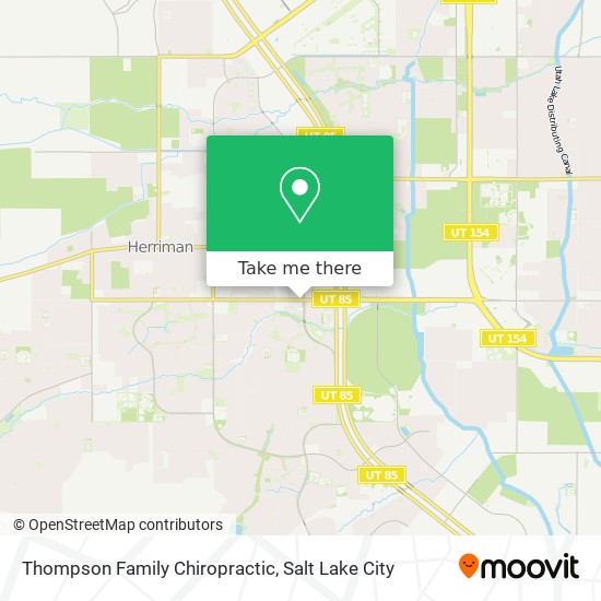 Thompson Family Chiropractic map