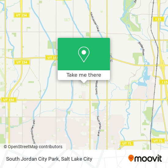 Mapa de South Jordan City Park