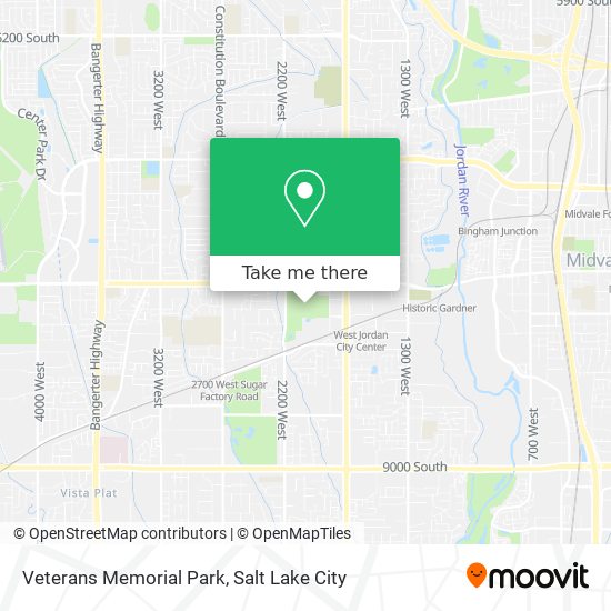 Veterans Memorial Park map