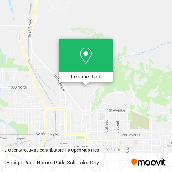 Mapa de Ensign Peak Nature Park