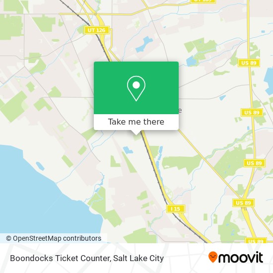 Boondocks Ticket Counter map