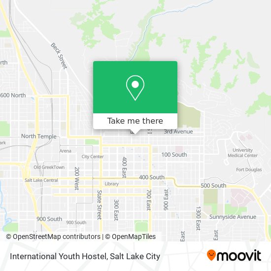 International Youth Hostel map