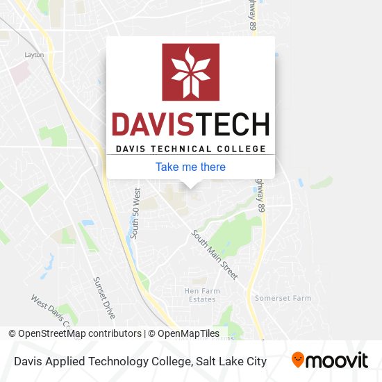 Mapa de Davis Applied Technology College
