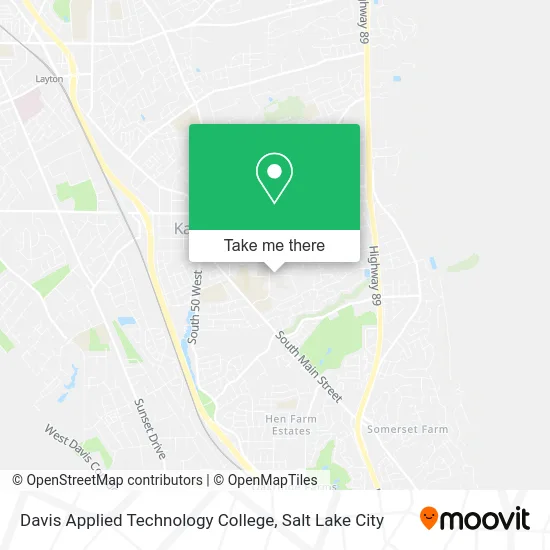 Davis Applied Technology College map