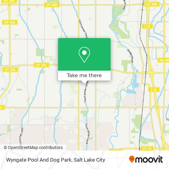 Wyngate Pool And Dog Park map