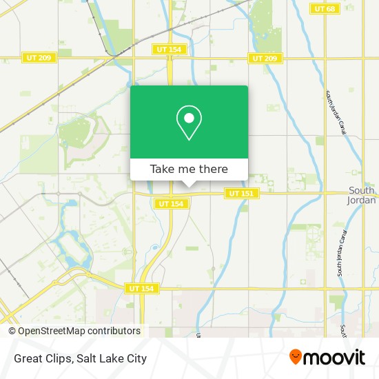 Great Clips map