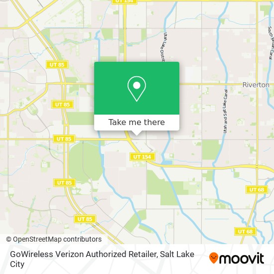 Mapa de GoWireless Verizon Authorized Retailer