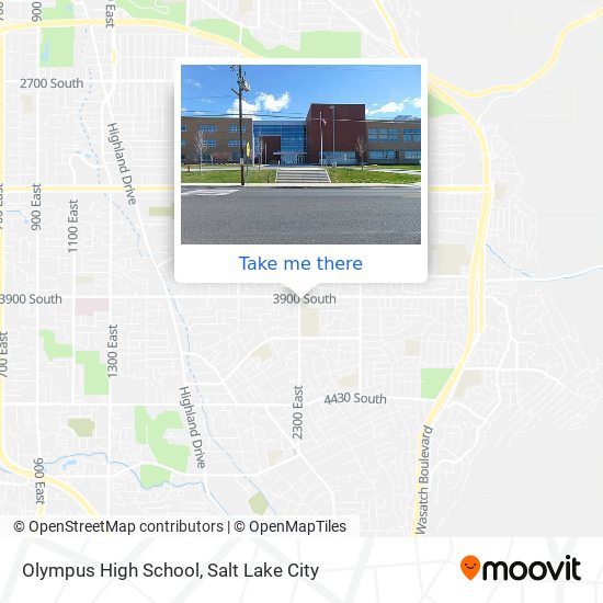 Mapa de Olympus High School