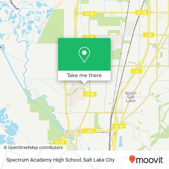 Spectrum Academy High School map