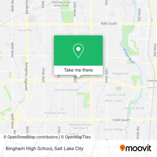 Bingham High School map