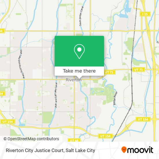 Riverton City Justice Court map