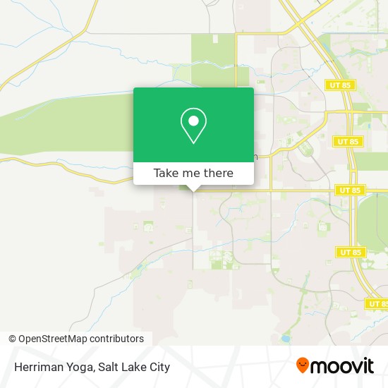 Herriman Yoga map